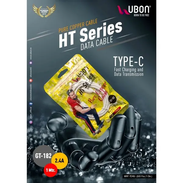 Buy Ubon (20Pcs) GT182-TypeC Fast Charging | Best Price
